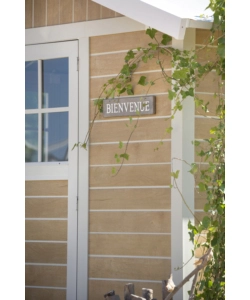 CASETTA DA GIARDINO IN PVC GROSFILLEX "SHERWOOD DECO 11" EFFETTO LEGNO 370X407X250 CM - COD. 22911681