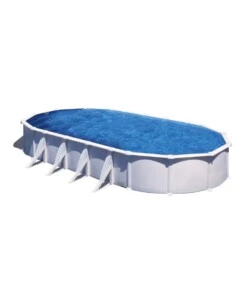 PISCINA FUORI TERRA OVALE GRE "ATLANTIS" IN ACCIAIO COLORE BIANCO 1000X550X132 - COD. KITPROV1028