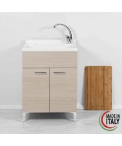 LAVATOIO STELLA RIFINITO LARICE, 60X50X83CM