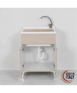 LAVATOIO STELLA RIFINITO LARICE, 60X50X83CM