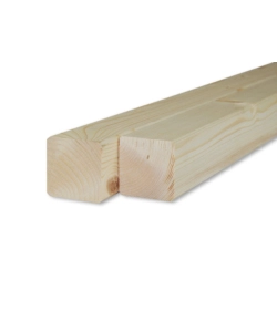 LISTELLO IN ABETE PIALLATO 80 X 80 X 3000 MM