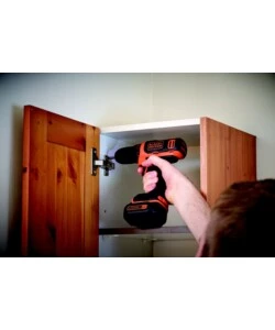TRAPANO AVVITATORE A BATTERIA COMPATTO BLACK+DECKER "BDCDD12KB-QW" 2 BATTERIE 10,8V 1,5AH