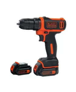 TRAPANO AVVITATORE A BATTERIA COMPATTO BLACK+DECKER "BDCDD12KB-QW" 2 BATTERIE 10,8V 1,5AH