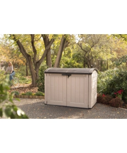 KETER - PORTA ATTREZZI MULTIUSO IN RESINA "STORE IT OUT ULTRA" - 2000 LT 177x113x134 CM BEIGE