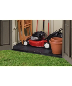 CASETTA DA GIARDINO KETER "FACTOR 8x11" IN RESINA COLORE BEIGE CON PORTA BATTENTE DOPPIA 256,4X331,5X243 CM