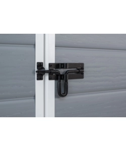 CASETTA DA GIARDINO KETER "MANOR PENT 6x4" IN RESINA COLORE GRIGIO CON PORTA BATTENTE SINGOLA 183,5X111X200,5 CM