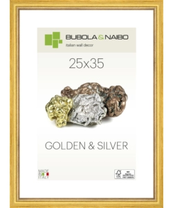CORNICE IN LEGNO COLORE ORO "MARISA" - 25 x 35 CM