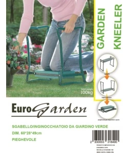 SGABELLO/INGINOCCHIATOIO DA GIARDINO - CON CUSCINO IN GOMMA.