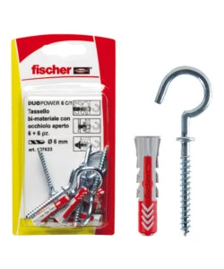 TASSELLI UNIVERSALI DUOPOWER 6 C/3 K con occhiolo chiuso