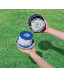 SET 2 PEZZI CARTUCCIA DI RICAMBIO PER FILTRO PER PISCINA IDROMASSAGGIO LAY-Z-SPA DI TIPO VI BESTWAY - COD. 60311