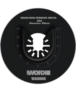 WORX - LAMA DA TAGLIO CIRCOLARE PER LEGNO 80MM "WA5008".
