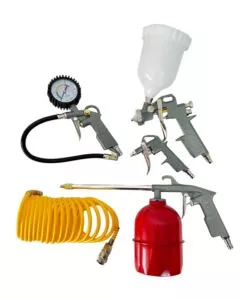 KIT 5 UTENSILI CON ATTACCO RAPIDO PER COMPRESSORE D'ARIA SYSTEM+