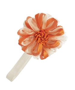 CALAMITA FIORE ORGANZA E NASTRO