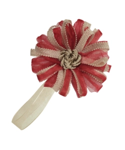 CALAMITA FIORE ORGANZA E NASTRO