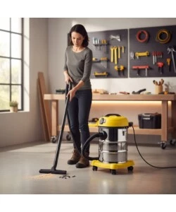 ASPIRATORE SOLIDI LIQUIDI ELETTRICO SYSTEM+ 1200W 30 LT 33 L/S