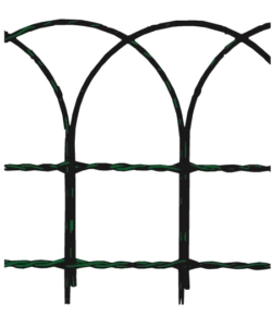 RETE ORNAMENTALE PLASTICATA VERDE H.40 CM 25 MT