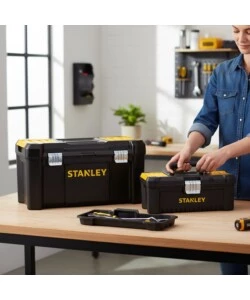 Set di 2 cassette porta utensili Stanley "Essential" 19" e 12"
