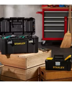 Set di 2 cassette porta utensili Stanley "Essential" 19" e 12"