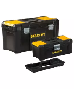 Set di 2 cassette porta utensili Stanley "Essential" 19" e 12"