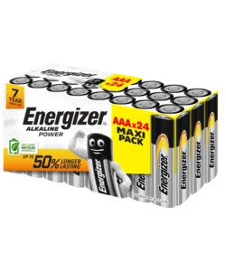 BATTERIE ALCALINE ENERGIZER "ALKALINE POWER" AAA 24 PEZZI
