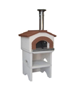 FORNO PIZZA A LEGNA IN CEMENTO LINEA VZ "GARDEN CHEF" 94X103X207 CM