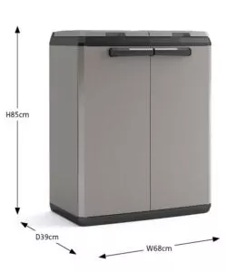 ARMADIO PER RACCOLTA DIFFERENZIATA KETER, 68X39X85 CM