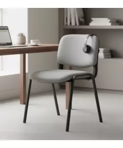 Sedia da ufficio Bellahome "Daisy" grigio 40x45x40 cm