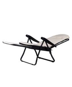 SDRAIO DA ESTERNO PIEGHEVOLE RECLINABILE BEIGE 171X60X63 CM