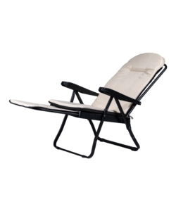 SDRAIO DA ESTERNO PIEGHEVOLE RECLINABILE BEIGE 171X60X63 CM