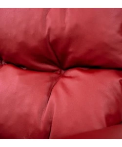 SDRAIO PIEGHEVOLE RECLINABILE IMBOTTITA IN ECOPELLE BORDEAUX 173X60X63 CM