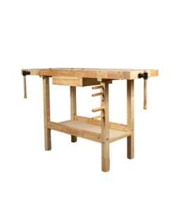 BANCO DA LAVORO EASY SYSTEM IN LEGNO DI QUERCIA 148X61x86CM