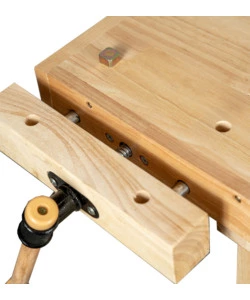 BANCO DA LAVORO EASY SYSTEM IN LEGNO DI QUERCIA 148X61x86CM