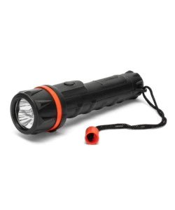 TORCIA IN GOMMA LED - 12 LUMEN 2AA