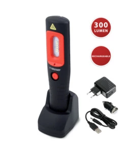 LAMPADA DA LAVORO LED RICARICABILE - 300 LUMEN