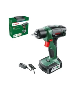 KIT VALIGETTA TRAPANO AVVITATORE A BATTERIA BOSCH "EASYDRILL 12" 15 NM 12V 1,5AH