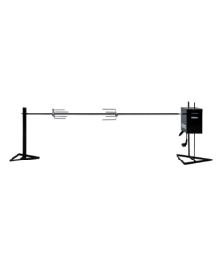 GIRARROSTO ELETTRICO IN ACCIAIO NERO 45 KG 140 CM