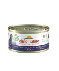 LATTINA 70 GRAMMI CON TONNO POLLO E PROSCIUTTO - ALMO NATURE