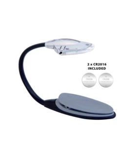LAMPADA DA LETTURA LED CON PINZA