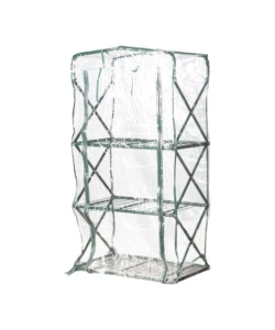 SERRA DA ESTERNO "SERENA" PIEGHEVOLE CON TELO IN PVC, 67X44X125 CM