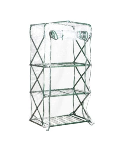 SERRA DA ESTERNO "SERENA" PIEGHEVOLE CON TELO IN PVC, 67X44X125 CM