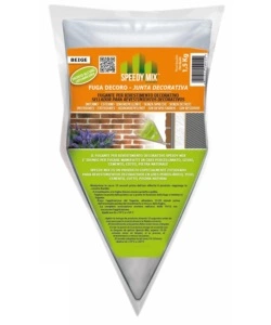 SPEEDY MIX FUGANTE PER RIVESTIMENTO DECORATIVO BEIGE - 1,5 KG.