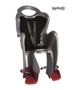 BELLELLI SEGGIOLINO BICI POSTERIORE MR FOX ARGENTO