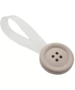 2 MINICLIP BOTTONE MM38/24 PER ARRICCIARE/DECORARE LE TENDE SBIANCATO.