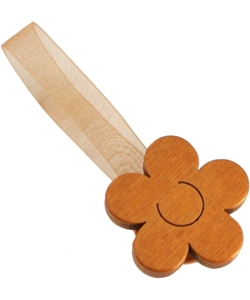 2 MINICLIP MARGHERITA MM35/24 PER ARRICCIARE/DECORARE LE TENDE - COLORE ARANCIO.
