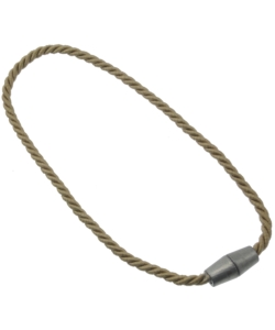 BRACCIALE MAGNETICO PER ARRICCIARE/DECORARE LE TENDE -COLORE GRIGIO.