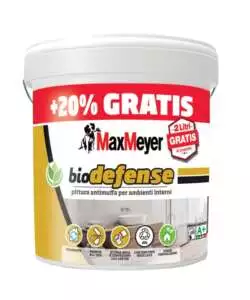 PITTURA ANTIMUFFA MAX MEYER "BIODEFENCE" BIANCO 12 LT