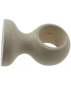 SUPPORTO PER SOFFITTO PER BASTONE Ø28MM CON VITI E TASSELLI SBIANCATO.