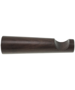 MONOBLOCCO CM 15 PER BASTONE Ø28MM CON VITI E TASSELLI - COLORE NOCE.
