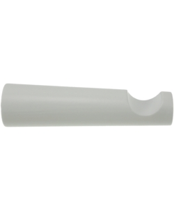 MONOBLOCCO CM 15 PER BASTONE Ø28MM CON VITI E TASSELLI  LACCATO BIANCO.