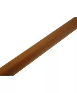 BASTONE IN LEGNO PER TENDE Ø28MM LUNGHEZZA CM 160  - COLORE TEAK.